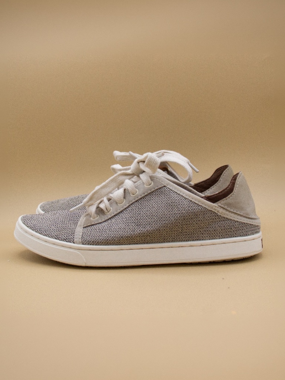 OluKai Pehua Li Tapa Natural Shoes 20379-2020 Women's Size 7